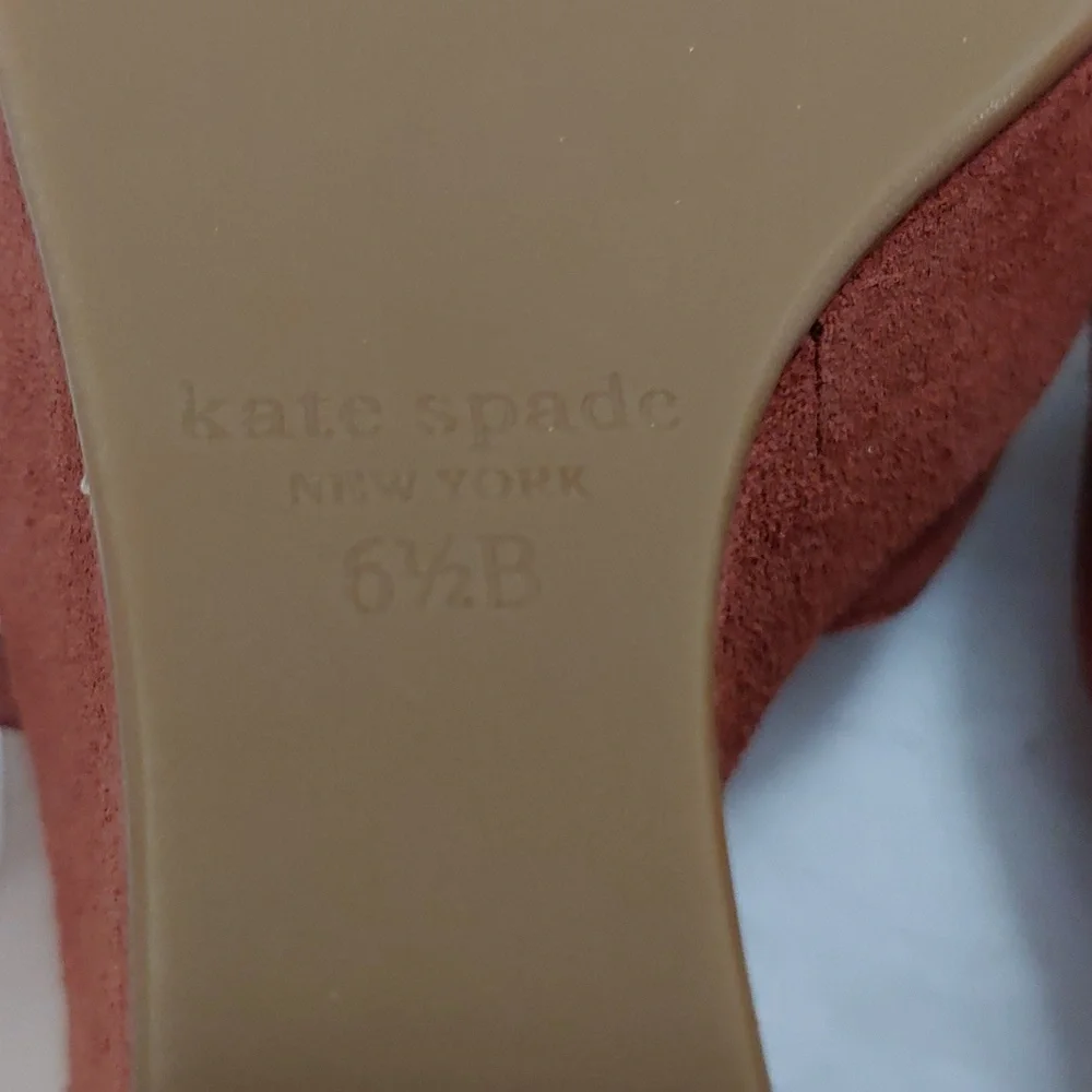 Kate Spade Women's Size 6.5 Key Lime Suede Wedge Sandal NWOB